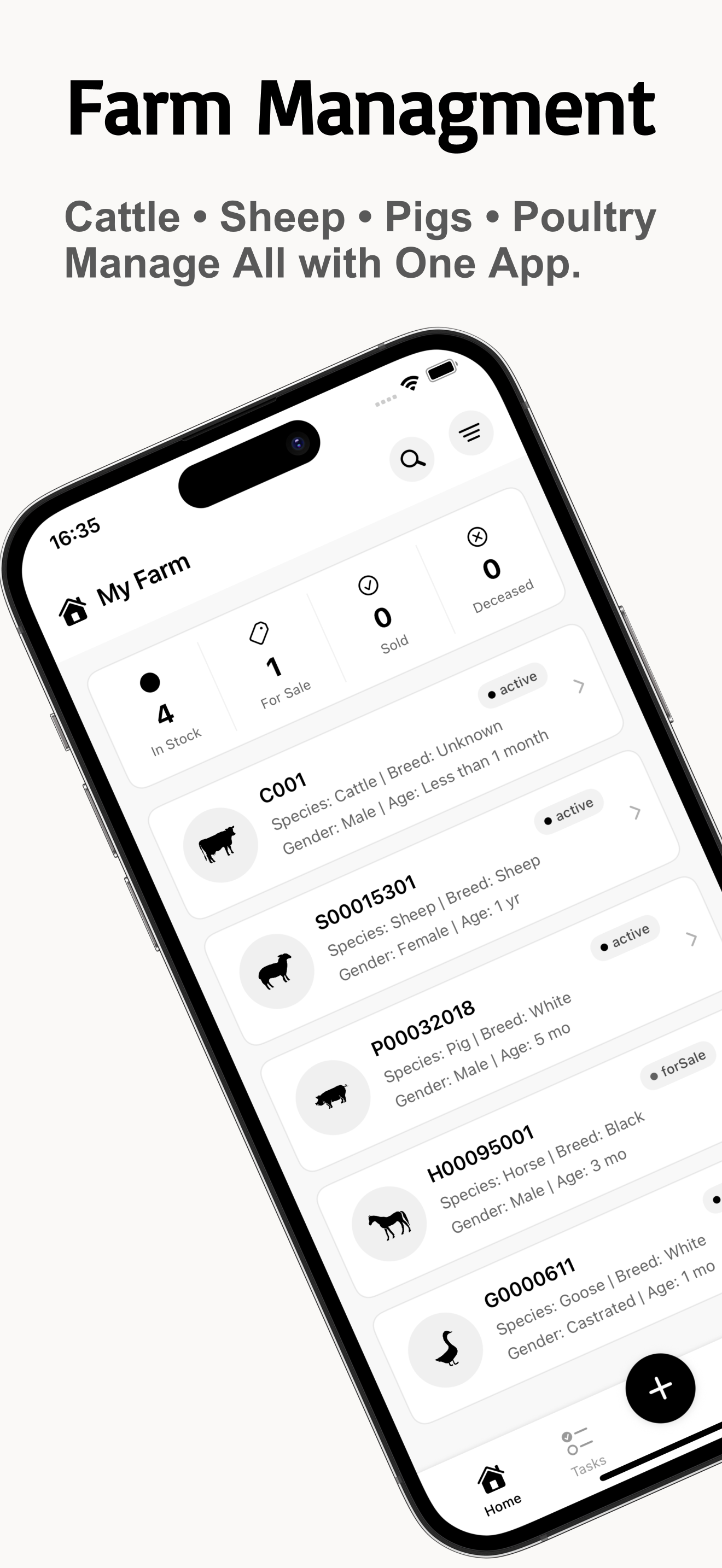 Livestock Manager-Farm Records