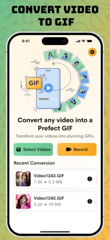 GIF Maker, Video to GIF Editor iPhone screenshot