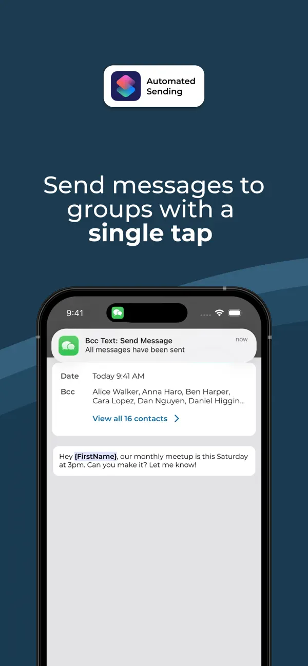 #4. BCC Text: Private Mass Texting (iOS) Által: One Step LLC