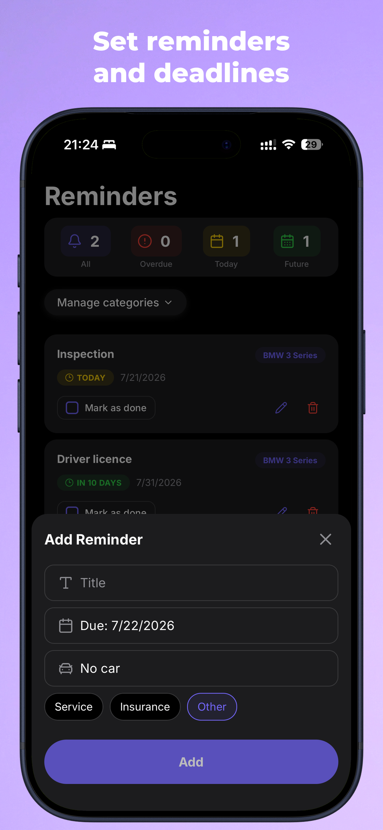Aufix: Car Expense Tracker screenshot 5