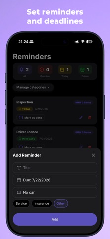 Aufix: Car Expense Tracker Screenshot 5 of 5