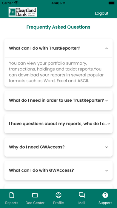 Heartland Bank WM Mobile Screenshot