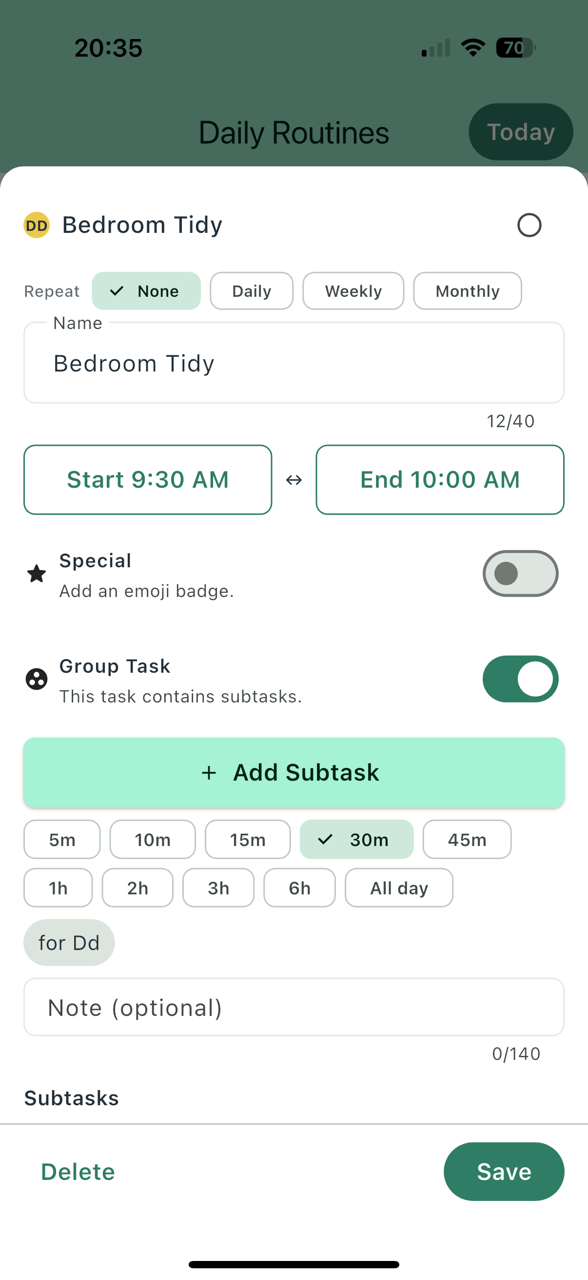 TiniRoutine: Family Organiser screenshot 6