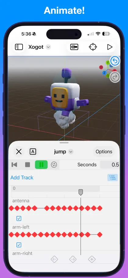 Captura de tela 6 de 6 de Xogot: Godot for iPad & iPhone