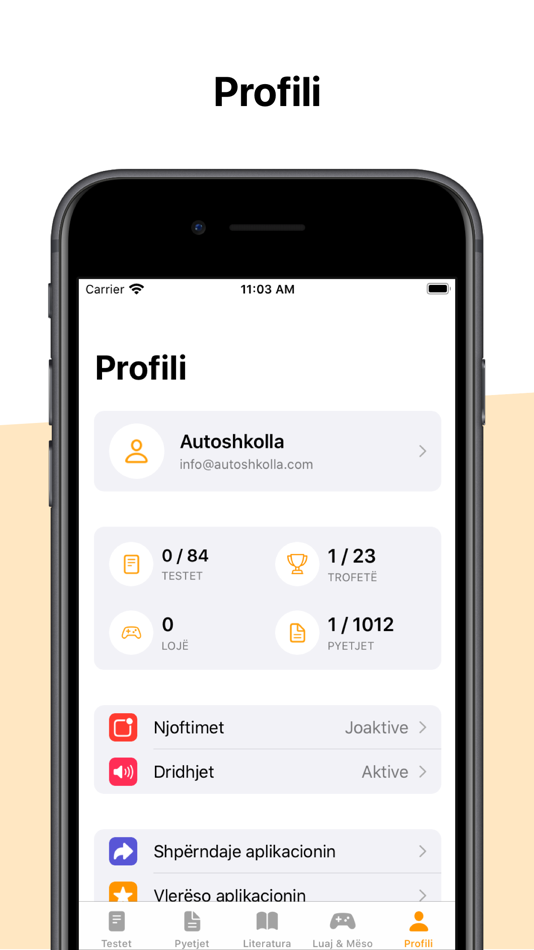 #9. Autoshkolla Kosovë - Testet (iOS) By: Tenton LLC