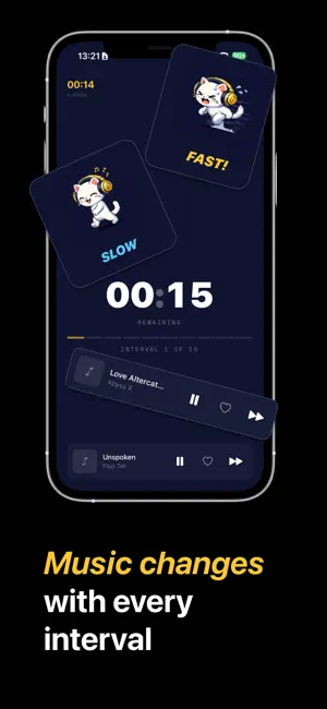 DJ Walk: Music Interval Timer screenshot 1