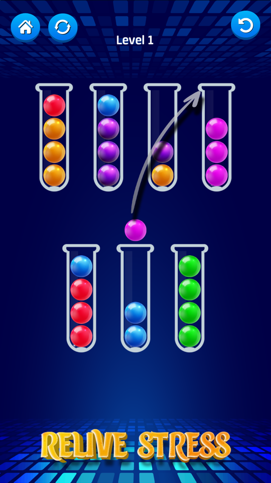 #10. Ball Puzzle: Sort Color Balls (iOS) By: Nguyen Thanh Nam