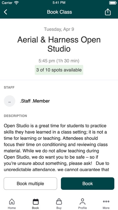 App screenshot