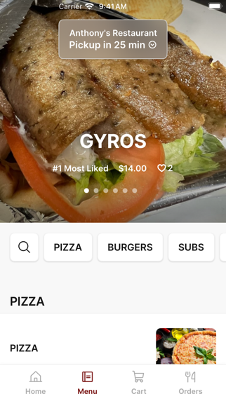 Anthony's Restaurant To Go Screenshot