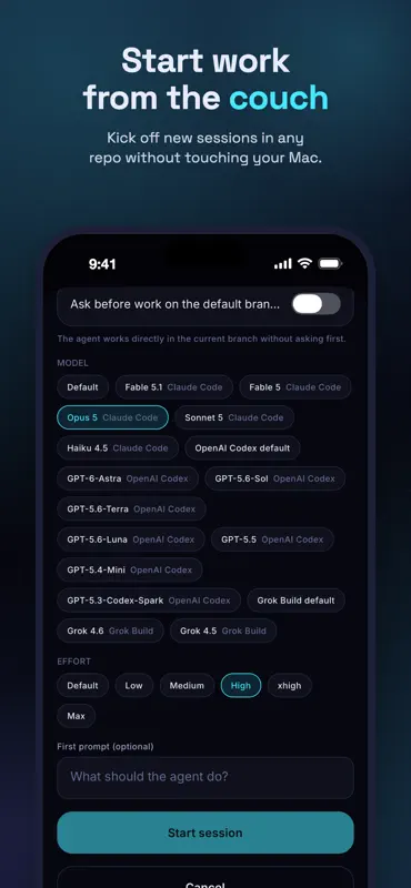 Alpha Overmind: Run AI Agents screenshot 5 of 7