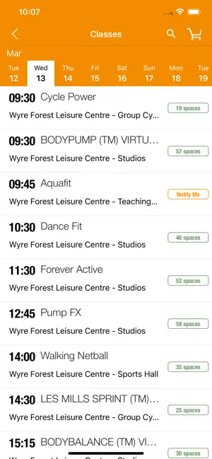 Places Leisure iPhone screenshot 3