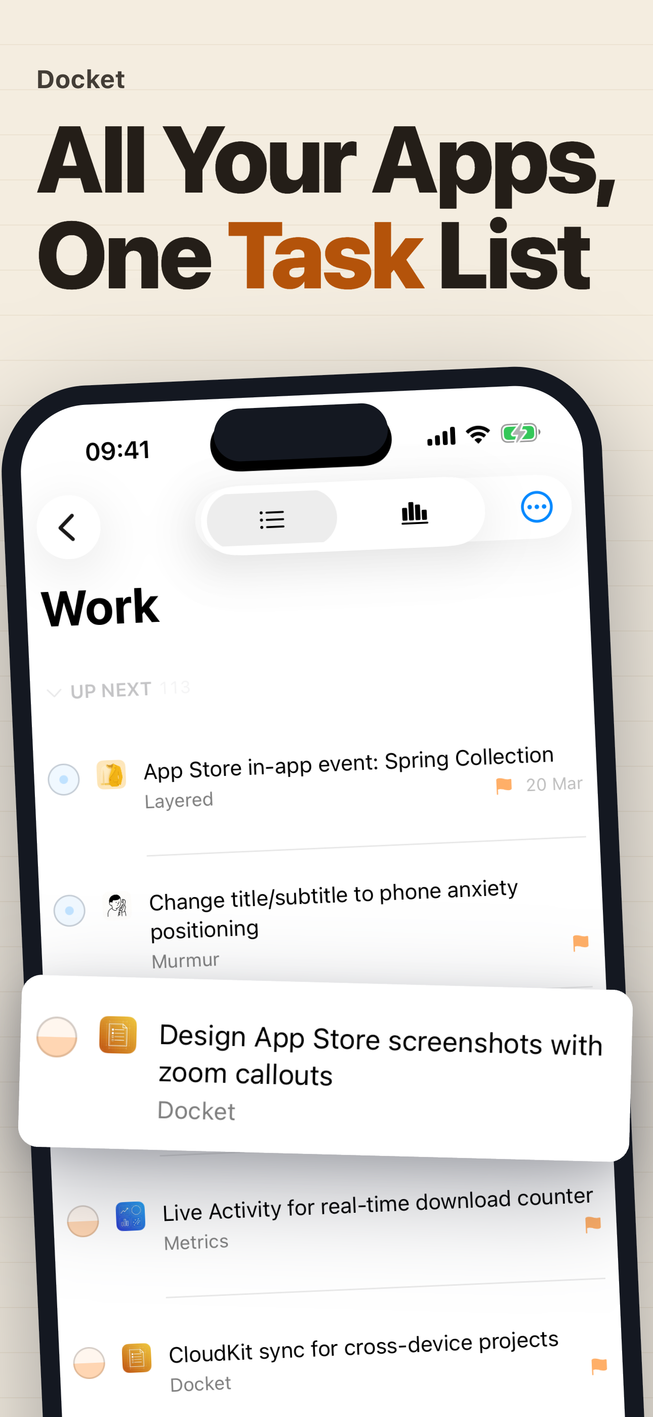 Docket - Dev Release Tracker screenshot 2