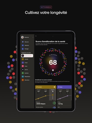 Withings iPad screenshot 3