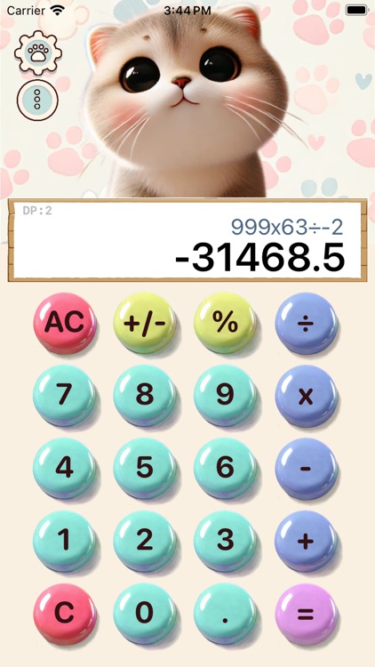 Happy Kitty Calculator