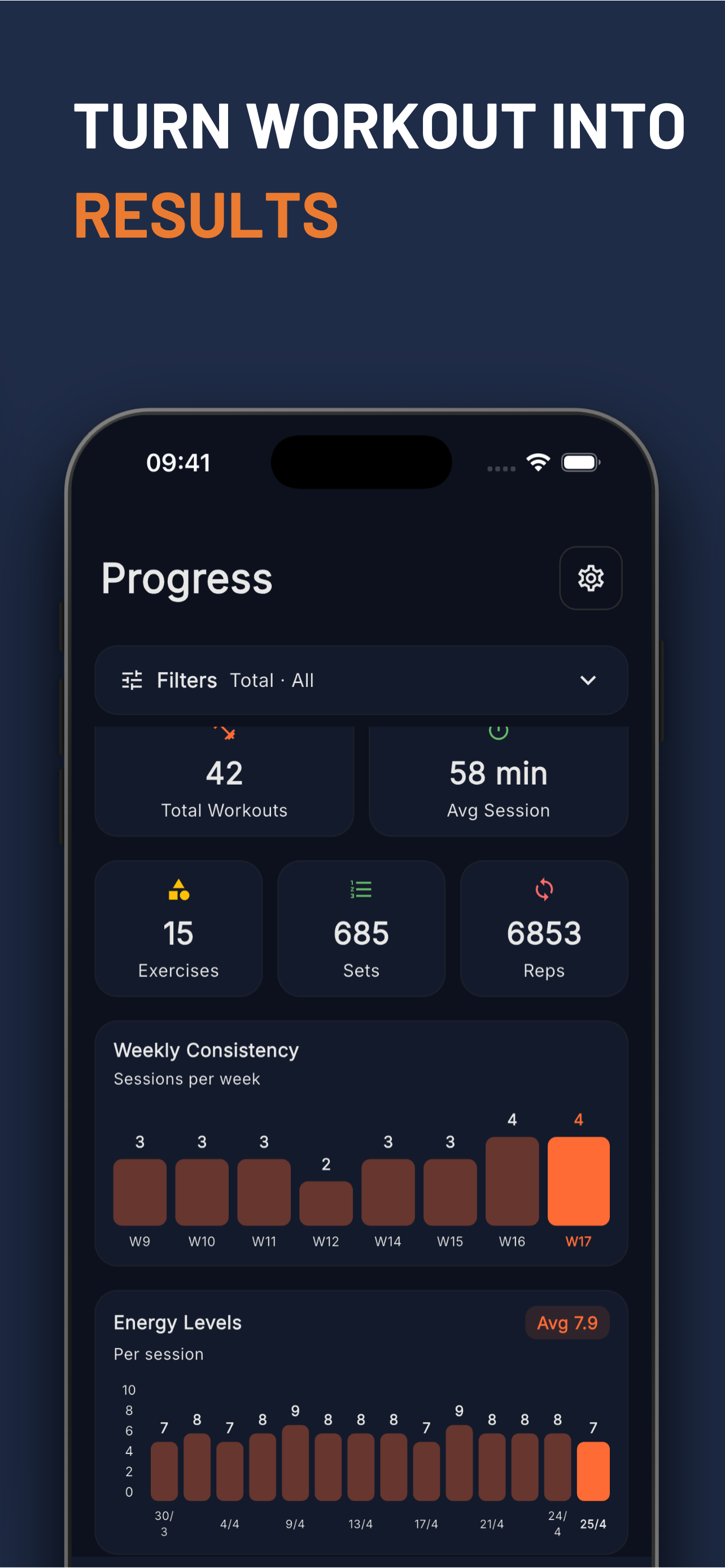 Stark - Workout Tracker Log