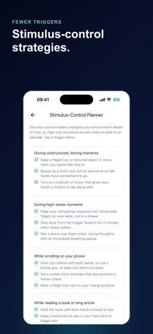 Hair Pulling Tracker: BFRB iPhone screenshot
