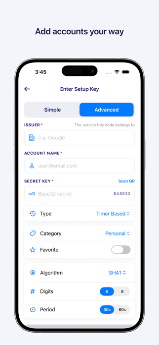 VMP Authenticator: 2FA, OTP Screenshot 4 of 7