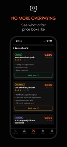 CarVet iPhone screenshot