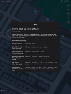 MorningsideMunch: Dining Halls screenshot 7