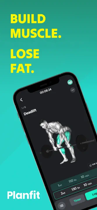 Planfit AI Gym Workout Planner: Screenshot 1 von 9