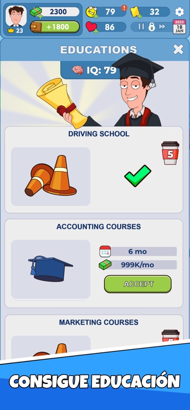 Idle Guy: Vida simulador juego screenshot 6