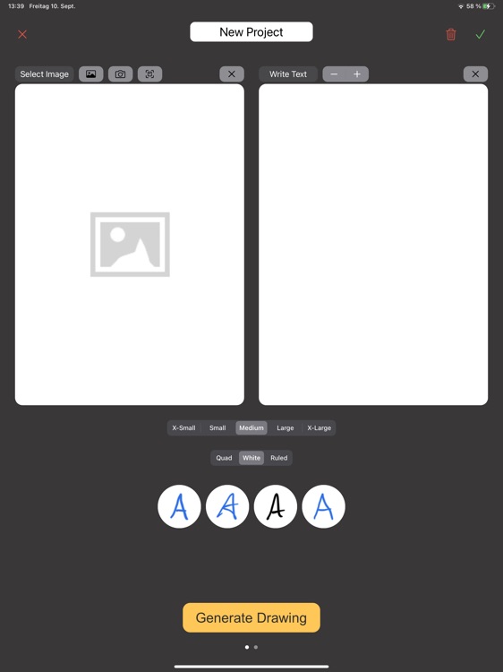 Conwrite - Text to handwriting screenshot-4