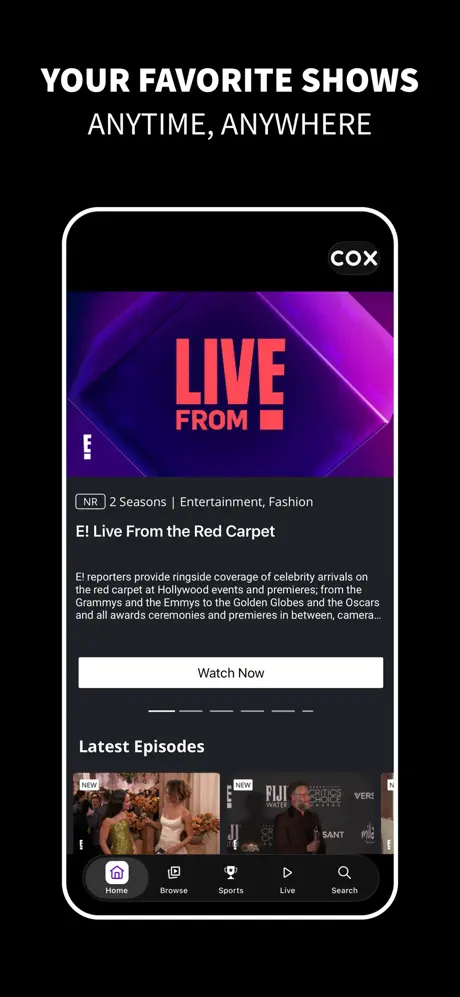 E! screenshot 2