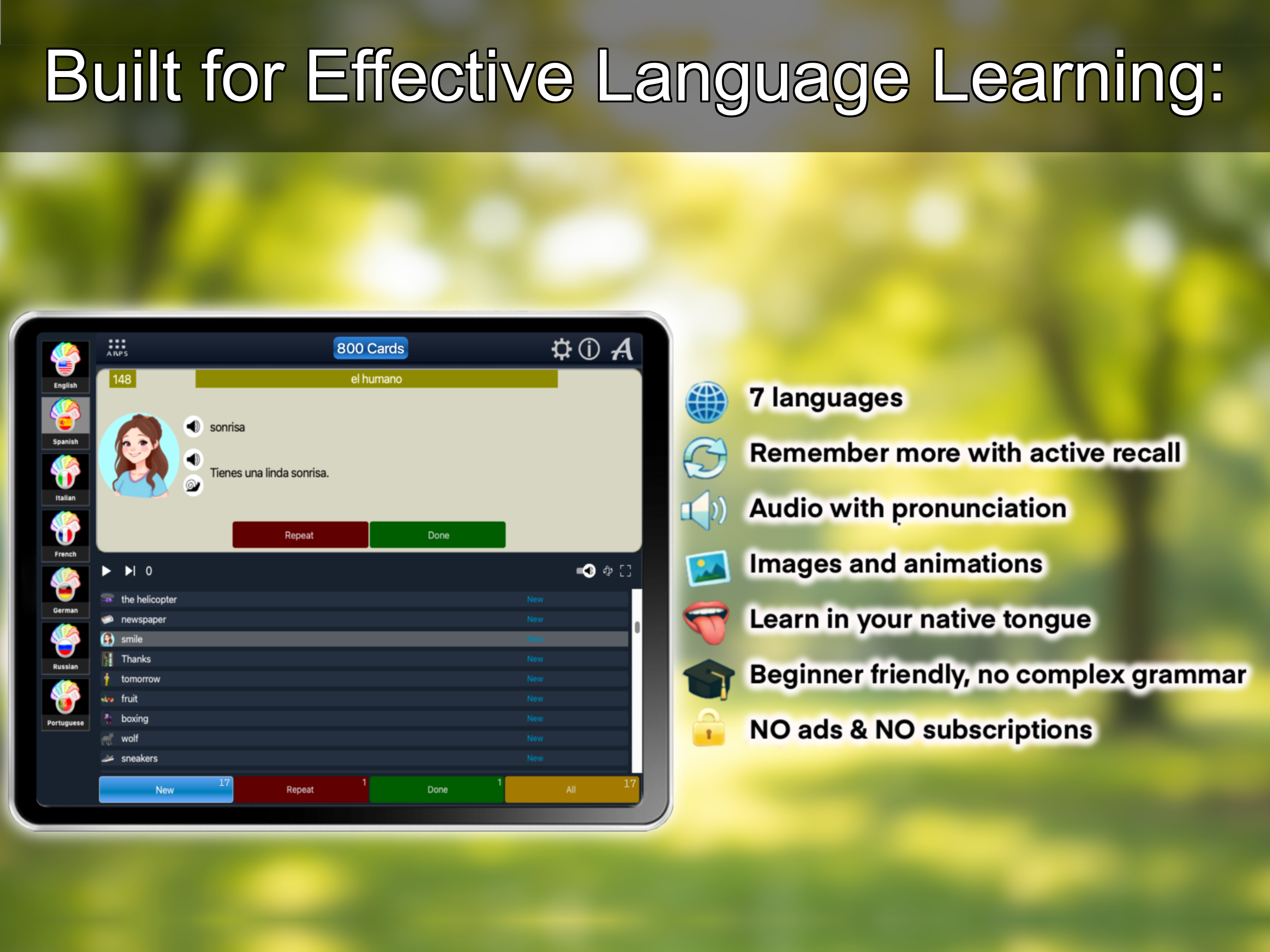 Easy Language Cards Lite screenshot 13