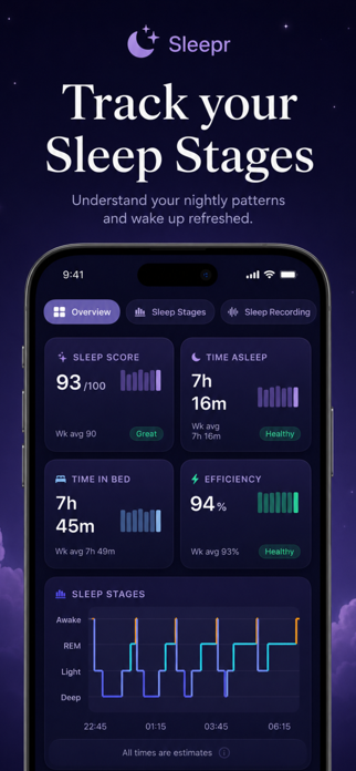 Sleepr - AI Sleep Tracker Screenshot 2 of 6