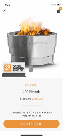 Slinky Stove iPhone screenshot