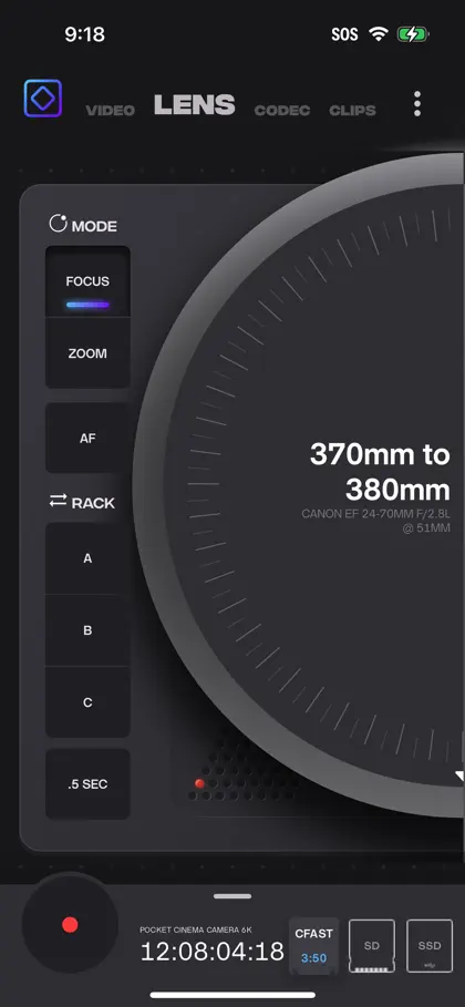 Blackmagic Pocket Control ekran görüntüsü 3 / 5