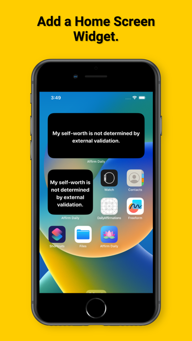 Affirmations Positive Quotes Screenshot