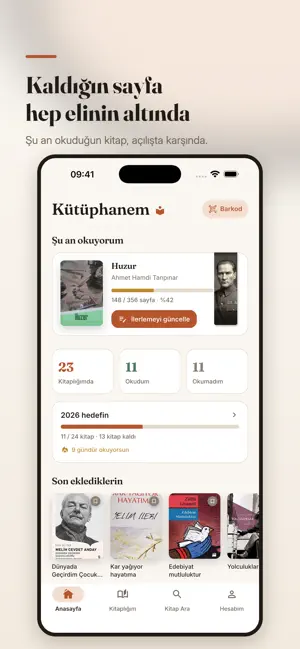Kütüphanem Kitap Takibi screenshot 1