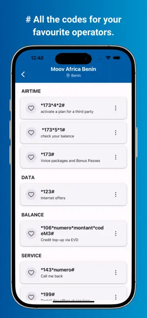 Africa Mobile Codes screenshot 2