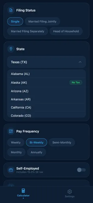 Tax Withholding Calculator screenshot 4