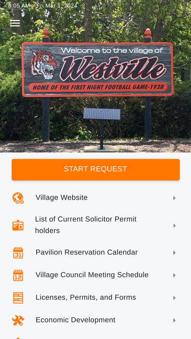 My Westville app screenshot
