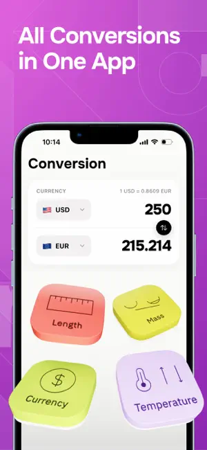 Easy Units: currency converter screenshot 1