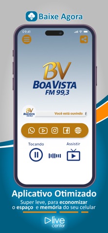 Rádio Boa Vista FM iPhone screenshot