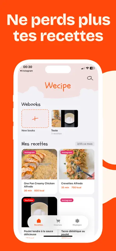 Wecipe - Import de Recettes screenshot 3 of 7