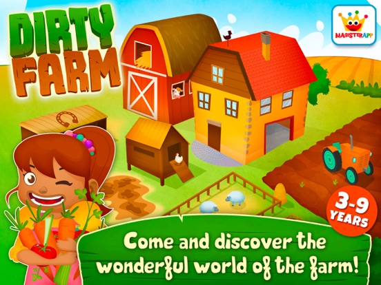 Dirty Farm: Peuters Spelletjes iPad app afbeelding 1