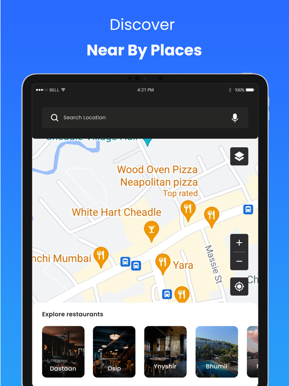 GPS Navigation & Live Map iPad screenshot 7 - Navigation app