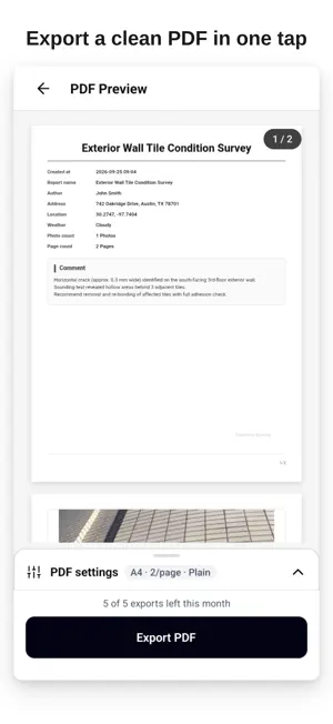Repolog: Photo Site Reports screenshot 4