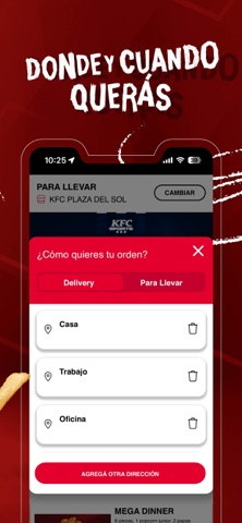 KFC Costa Rica App Store preview screenshot 4