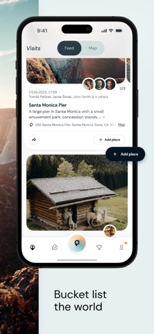 PlaceFlow: Travel Bucket List screenshot