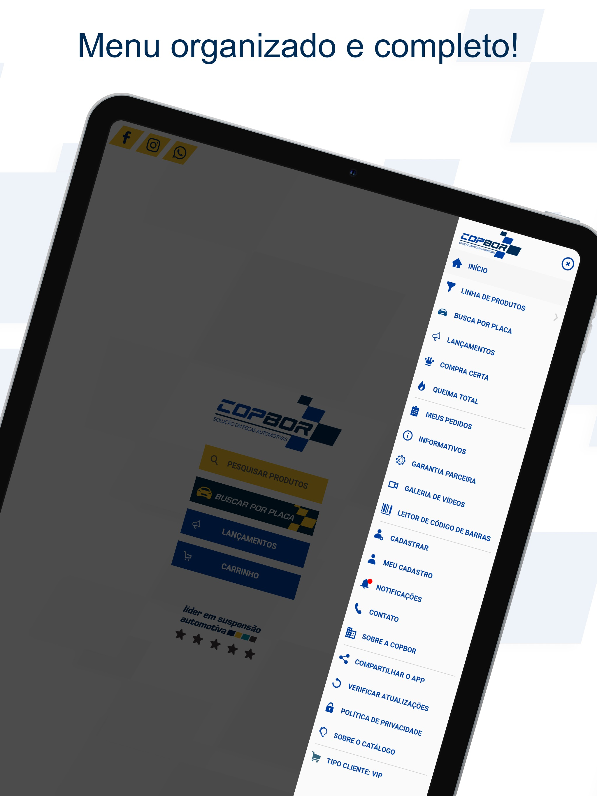 COPBOR - Catálogo de Produtos