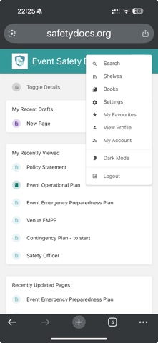 SafetyDocs screenshot