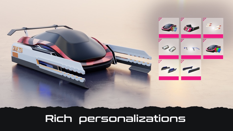 #2. Sci Fi Racer (iOS) 由: OFFLINE HUMAN STUDIOS PRIVATE LIMITED