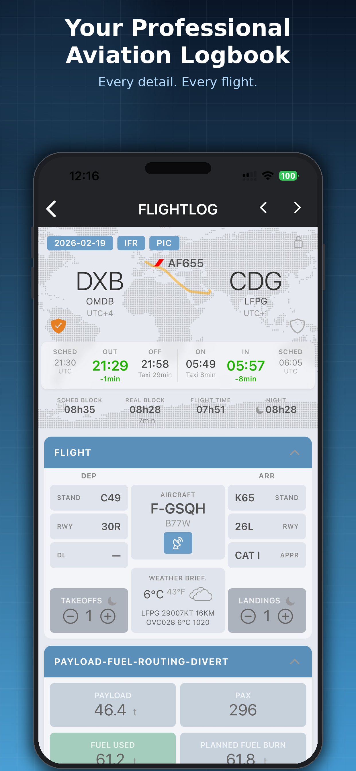 FlightLog App
