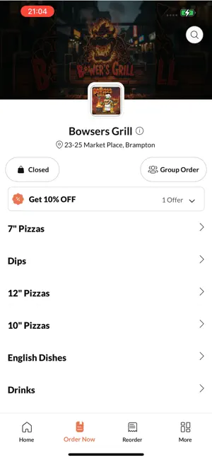 Bowsers Grill screenshot 2