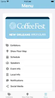 coffee fest new orleans iphone screenshot 2